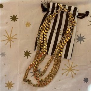 Henri BENDEL gold chain necklace
